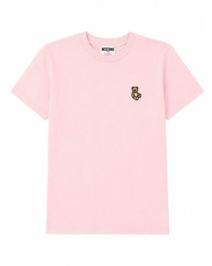 Moschino T-Shirt Con Logo - Pink