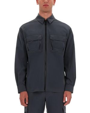 Versace Jeans Couture Zippered Shirt - Blue