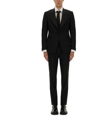 Tom Ford Tailored Wool Suit - Black