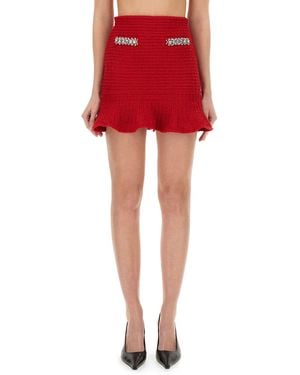 Self-Portrait Skirts - Red