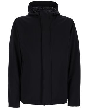 Herno Giubbotto Con Cappuccio - Black