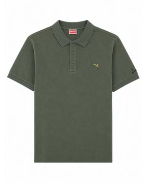 KENZO Polo "Jumping Tiger" - Green
