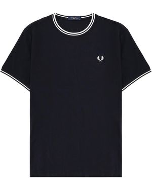 Fred Perry T-Shirt With Logo - Black