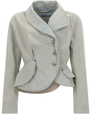 Vivienne Westwood Asymmetric Jacket - Grey
