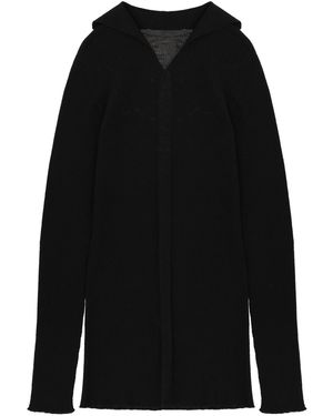 Rick Owens Shirt Collar Jumper - Black