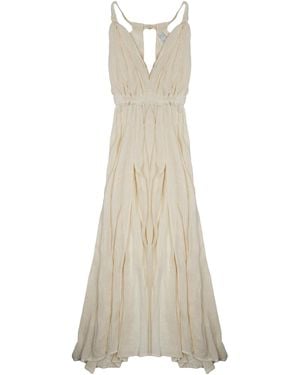 120% Lino Abito - White