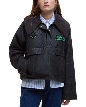 BARBOUR X GANNI Anorak Smock - Nero