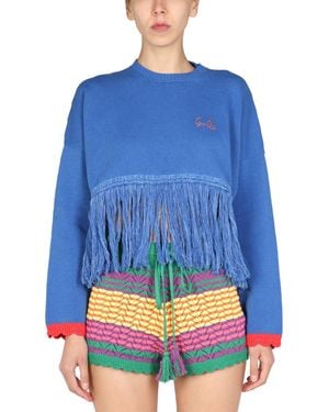 Gallo Logo Embroidery Jumper - Blue