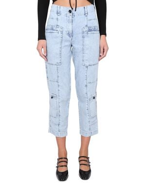 Proenza Schouler Relaxed High Rise Jeans - Blue