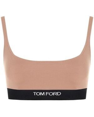 Tom Ford Designer Modal Bralette - Natural