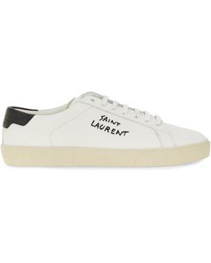Saint Laurent "Court Classic Sl/06" Sneaker - White