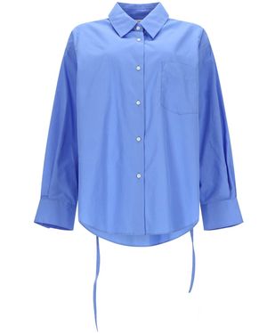 Aspesi Overshirt Cotton Shirt - Blue