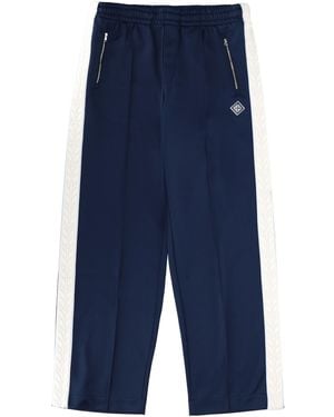 CASABLANCA Track Pants Polyamide Cotton Pants - Blue