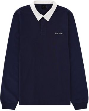 Paul Smith Maglia "Rugby" Con Logo - Blue
