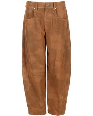 Isabel Marant Pantalone "Belky" - Brown