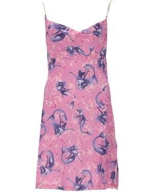 Versace Jeans Couture Mini Abito - Purple