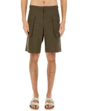 Aspesi Lou" Bermuda Shorts - Green