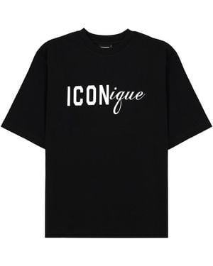DSquared² T-Shirt "Iconique" - Black