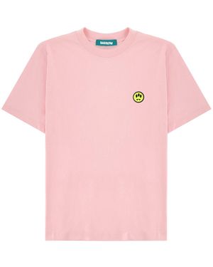 Barrow T-Shirt Con Logo - Pink