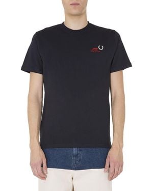 Fred Perry Round Neck T-Shirt - Black