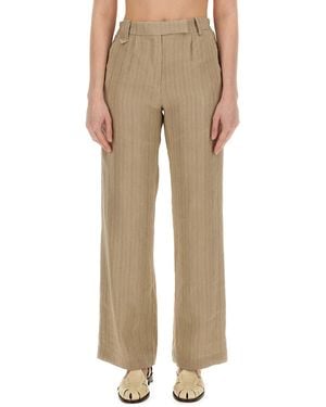 Alysi Linen Trousers - Natural