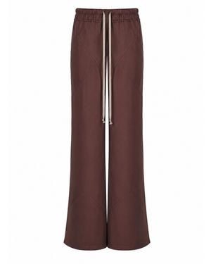 Rick Owens Pantalone Con Coulisse - Brown