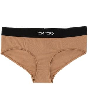 Tom Ford Briefs With Logo - Natural