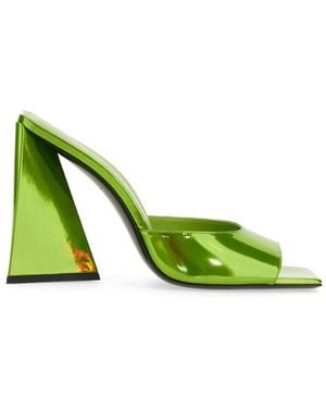 The Attico Elevated Flat Devon Sandals - Green