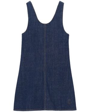 Ami Paris Denim Mini Dress - Blue