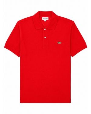 Lacoste Polo Con Logo - Red