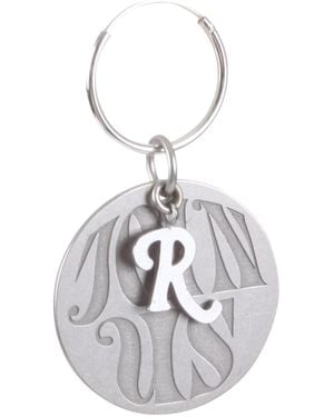 Raf Simons Circle Single Earrings - White