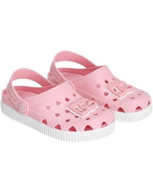 Dolce & Gabbana Dolce & Gabbana Sandals With Logo - Pink