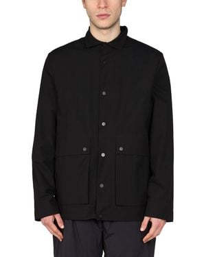 Monobi Cotton And Nylon Jacket - Black