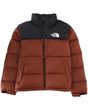 The North Face Colour Block High Neck Jacket - Brown