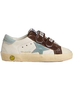 Golden Goose "Old School Glitter" Trainer - Multicolour