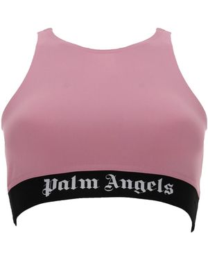 Palm Angels Top Sportivo "Classic Logo" - Pink
