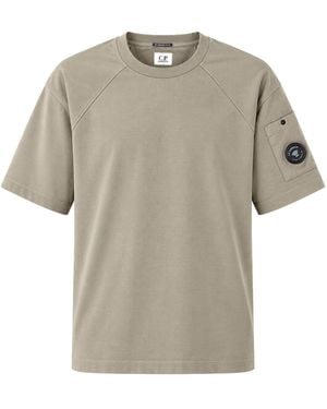 C.P. Company C. P. Company T-Shirt Con Patch Logo - Grey