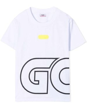 Gcds Jersey T-Shirt Boy - Bianco