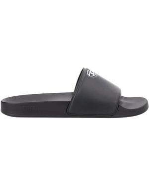 DIESEL "Sa-Bloop" Slipper With Logo - Multicolour