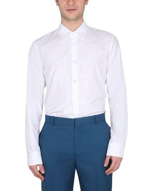 McQueen Graffiti Logo Shirt - White