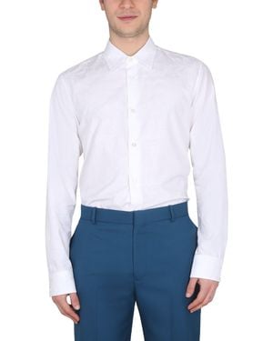 McQueen Graffiti Logo Shirt - White