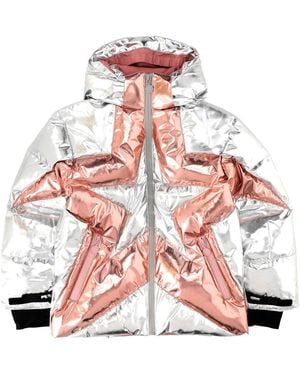 Stella McCartney Piumino Da Neve Con Applicazione A Forma Di Stella - Pink