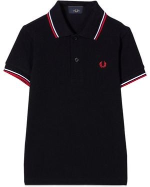 Fred Perry Twin Tipped Shirt - Black