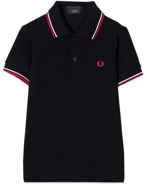 Fred Perry Twin Tipped Shirt - Black