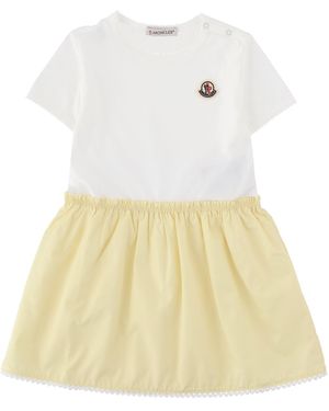 Moncler Vestito Maniche Corte - White