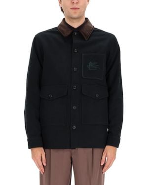 Etro Cotton Sports Jacket - Black