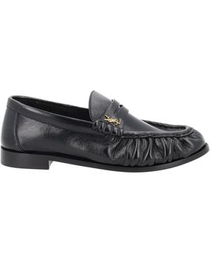 Saint Laurent Mocassino "Le Loafer Cassandre" - White