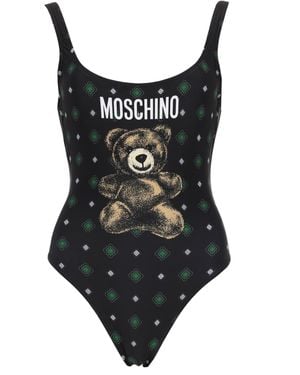 Moschino Printed Swimwear - Black