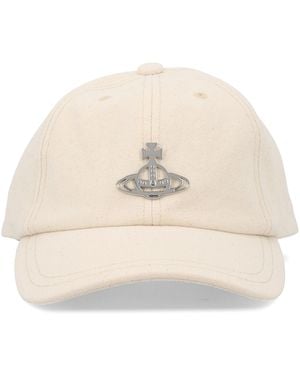 Vivienne Westwood Cappello Da Baseball "Edgewear" - Natural
