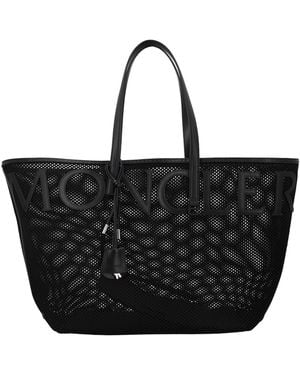 Moncler Very Large Polyamide Tote Bag Handbags - Black